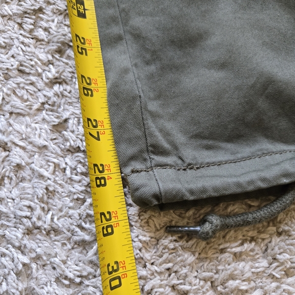Levis NWOT 94 baggy cargo pants green mid rise lightweight womens 25 - Picture 10 of 13